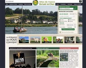 Lancement du nouveau site des GÃ®tes de France du Loir et Cher