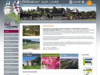 Lancement du site de la commune de Chaumont sur Loire