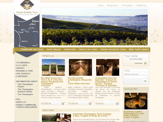 Lancement du site France Bubbles Tours